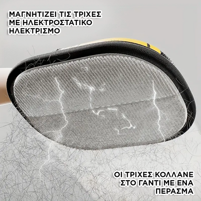 Γάντι Αφαίρεσης Τριχών με Διπλή Κατεύθυνση – Για Κατοικίδια