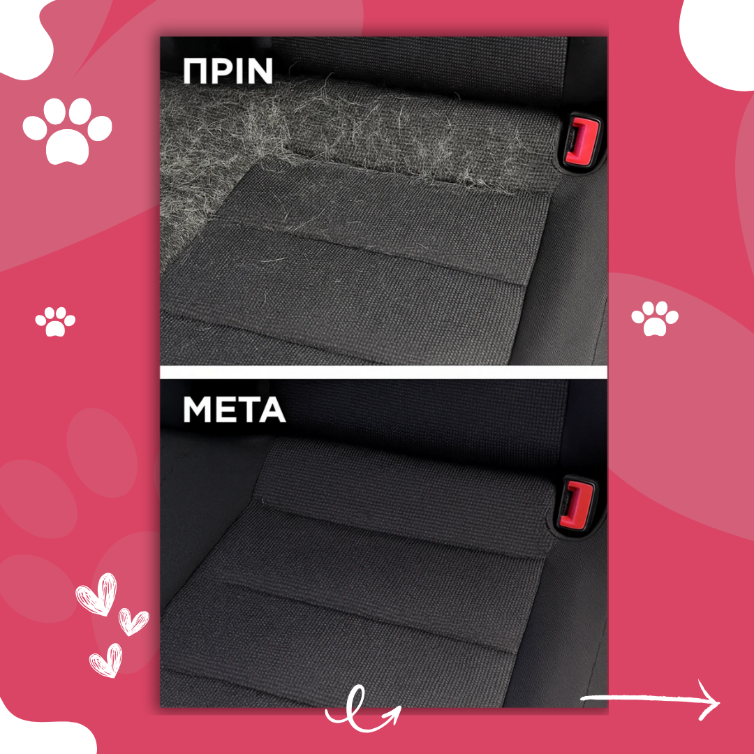 Γάντι Αφαίρεσης Τριχών με Διπλή Κατεύθυνση – Για Κατοικίδια