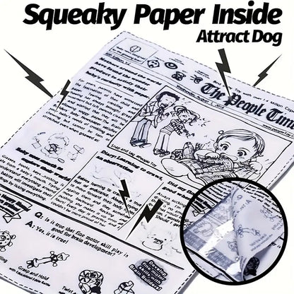 Παιχνίδι Εφημερίδα με ήχο Σκρίτσι-Σκρίτσι που Τρελένει Γατάκια & Σκυλάκια