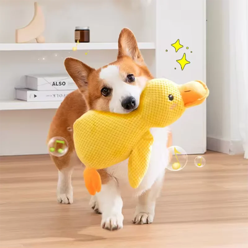 DogCare® Παπάκι με Ήχο – Ανθεκτικό Λούτρινο Παιχνίδι για τρελά παιχνίδια
