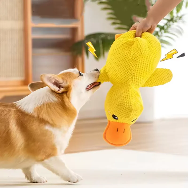 DogCare® Παπάκι με Ήχο – Ανθεκτικό Λούτρινο Παιχνίδι για τρελά παιχνίδια